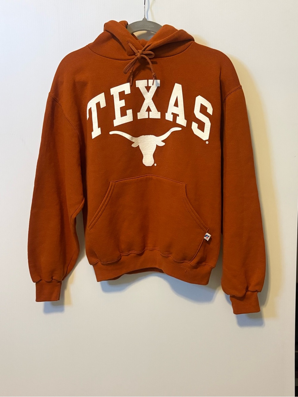 Russell Athletic Texas Longhorns Burnt Orange Crewneck Hoodie